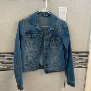 Young and modern light blue Jean jacket